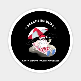 Santa claus on the beach Magnet